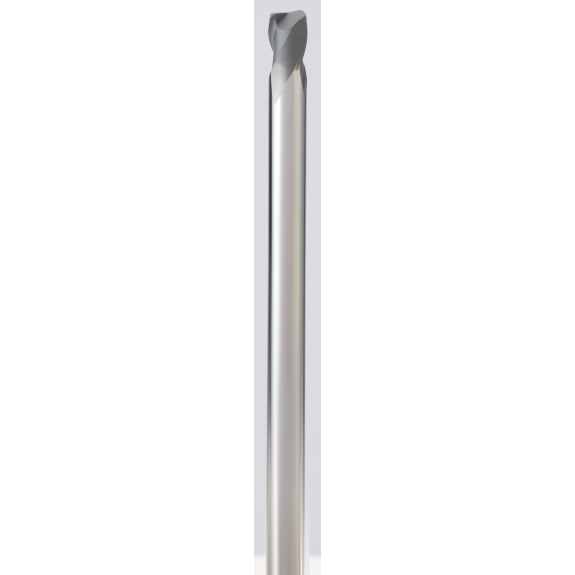 Fraise à rayon d'angle revêtue de diamant 2DLR0080005016 avec revêtement diamanté de 0,8 mm de diamètre-Leggi tutto