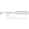 VHM Schaftfräser scharfkant 2KRE020200S04 mit TISIN Beschichtung 2mm Durchmesser