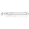 NC Anbohrer 2NPO040120050 mit Nicht beschichtet Beschichtung 4mm Durchmesser 50mm Länge