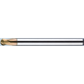 VHM Kugelfräser High Speed, kurz 2SSB0030045S04 mit TISIN Beschichtung 0,3mm Durchmesser-Beschreibung lesen