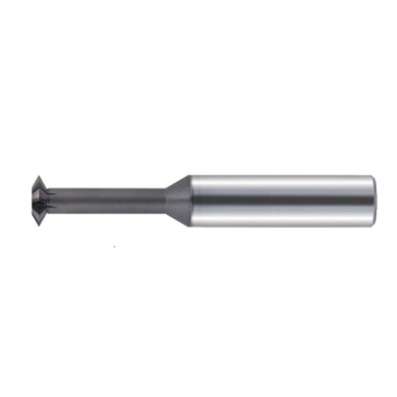 Fraise à angle en T à 4 arêtes de coupe 4TDC060600150 avec revêtement JCRO diamètre 6 mm-Leggi tutto