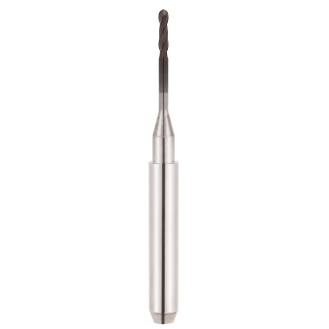 VHM Schaftfräser ARD für PEEK, PMMA, WAX und Zirconia 2ARD006130663 mit DIA Beschichtung 0,6mm Durchmesser-Beschreibung lesen