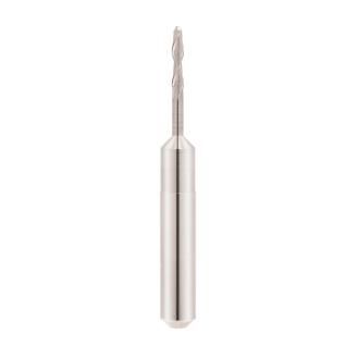 VHM Schaftfräser ZIN für PEEK, PMMA und WAX 2ZIN005050650 mit Nicht beschichtet Beschichtung 0,5mm Durchmesser-Beschreibung lesen