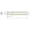 VHM Schaftfräser scharfkant 4KCE030100S06 mit TISIN Beschichtung 3mm Durchmesser