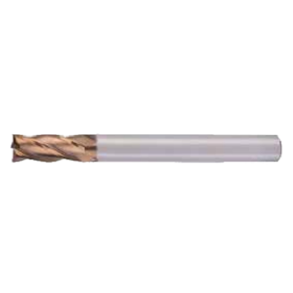 Fraise en carbure monobloc à bord tranchant 4KCE120300080 avec revêtement TISIN diamètre 12 mm-Leggi tutto