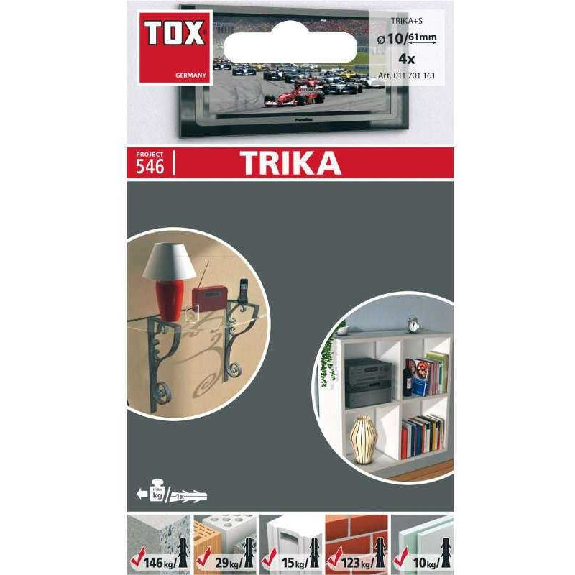 011100021 - Trika Universal Tacos Box, 5 x 31 mm-Lire la description