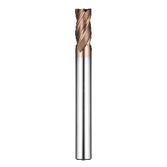 VHM Eckradiusfräser 4KNR025005S04 mit TISIN Beschichtung 2,5mm Durchmesser 50mm Länge-Beschreibung lesen