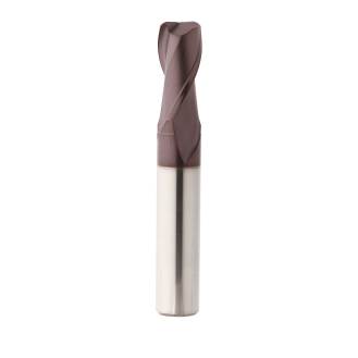 VHM Eckradiusfräser 2WCR025002S06 mit TISIN Beschichtung 2,5mm Durchmesser 50mm Länge-Beschreibung lesen