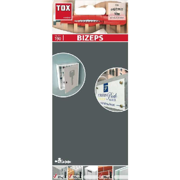TOX Parallespreizdübel Bizeps PSD-SL 6/70-Beschreibung lesen