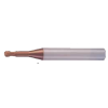 VHM Eckradiusfräser 2KCR010003120 mit TISIN Beschichtung 1mm Durchmesser 45mm Länge