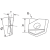Wendeplatten MIDAS SP1Q110X1.0R 11mm Durchmesser