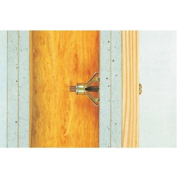 Cheville métallique à expansion avec vis - Ø Perça: 10 mm | Vendu par: 50 | Long. cheville: 65 mm | Øvis: M5 | Épaisseur cloison: 20 à 34 mm Cheville métallique à expansion avec vis - Ø Perça: 10 mm | Vendu par: 50 | Long. cheville: 65 mm | Øvis: M5 | Épaisseur cloison: 20 à 34 mm-Lire la description