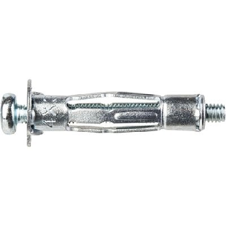Cheville métallique à expansion avec vis  - Ø Perça: 10 mm | Vendu par: 50 | Long. cheville: 65 mm | Øvis: M5 | Épaisseur cloison: 20 à 34 mm-Lire la description