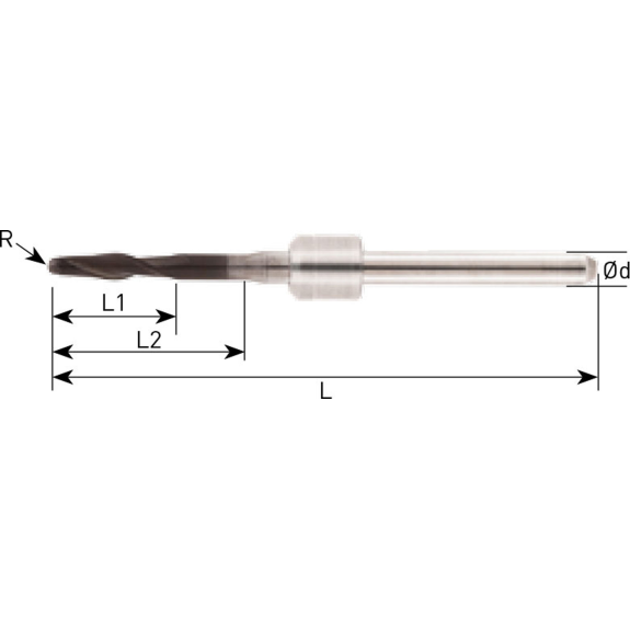 VHM Schaftfräser AMD für Zirconia 3AMD025170347 mit DIA Beschichtung 2,5mm Durchmesser-Beschreibung lesen