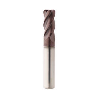 VHM Eckradiusfräser 4WCR100003070 mit TISIN Beschichtung 10mm Durchmesser 70mm Länge-Beschreibung lesen