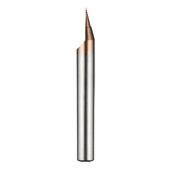 VHM Gravierfräser 1DTE001900S06 mit TISIN Beschichtung 0,1mm Durchmesser 50mm Länge-Beschreibung lesen