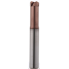 VHM Eckradiusfräser für High Speed & Feedrate 4KCU04016070L mit TISIN Beschichtung 4mm Durchmesser