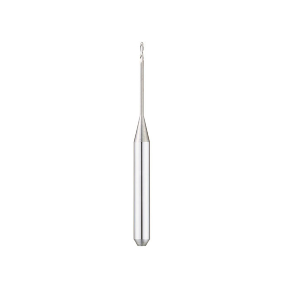 Fraise en carbure monobloc RON pour PEEK, PMMA et WAX 1RON030200450 avec revêtement non revêtu diamètre 3 mm-Leggi tutto