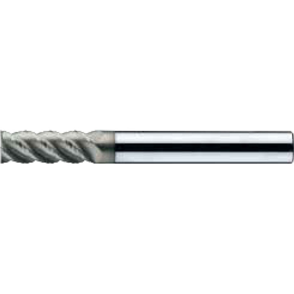 VHM Feinschruppfräser 3HRM060200060 mit AICrN Beschichtung 6mm Durchmesser 60mm Länge-Beschreibung lesen