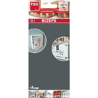 TOX Parallespreizdübel Bizeps PSD-SL 8/90-Beschreibung lesen