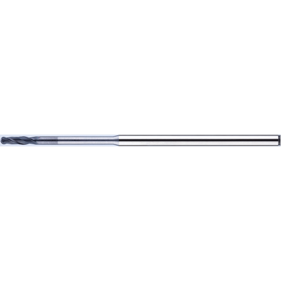 Broyeur à boulets en carbure monobloc recouvert de diamant 2DBL040400100 avec revêtement diamant de 4 mm de diamètre-Leggi tutto
