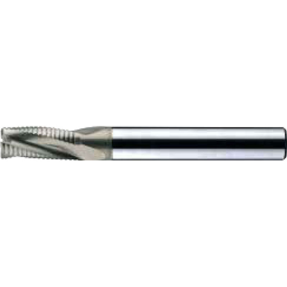 Fraise d'ébauche en carbure monobloc 3SRM080190065 avec revêtement AICrN diamètre 8 mm longueur 65 mm-Lire la description