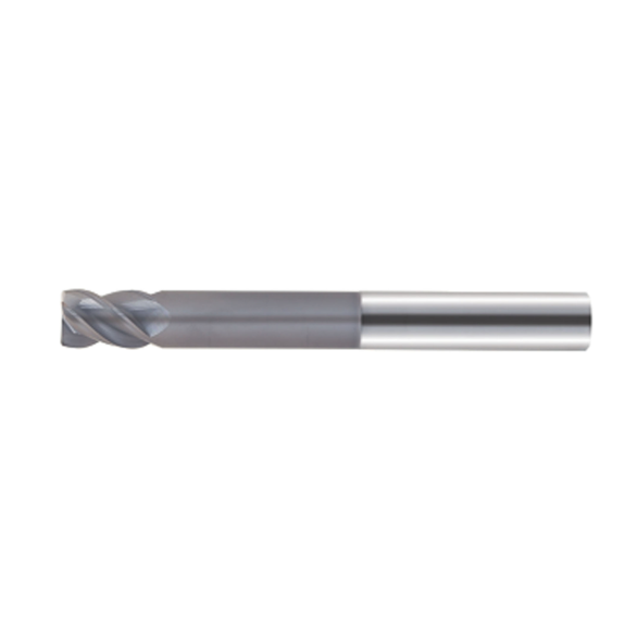 Fraise à rayon d'angle en carbure monobloc à 4 arêtes de coupe 4CRS020002100 avec revêtement JCRO diamètre 2 mm-Leggi tutto
