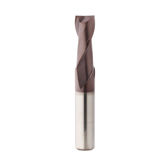 Schaftfräser 2WCE040120S06 mit TISIN Beschichtung 4mm Durchmesser 55mm Länge-Beschreibung lesen