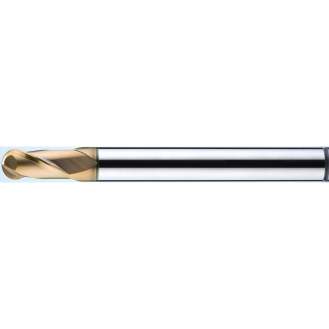 VHM Radiusfräser High Speed 2SCB024060S04 mit TISIN Beschichtung 2,4mm Durchmesser-Beschreibung lesen