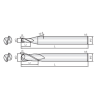 Kugelfräser für Verbund Materialien 2BCP010025S04 mit DIA Beschichtung 1mm Durchmesser
