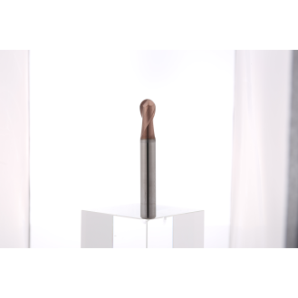 VHM Kugelfräser Standard 2KCB002004S04 mit TISIN Beschichtung 0,2mm Durchmesser-Beschreibung lesen