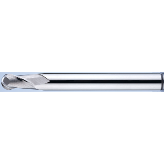 VHM Kugelfräser 2NBE009018S03 mit  Beschichtung 0,9mm Durchmesser 38mm Länge-Beschreibung lesen