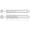 Schaftfräser Diamant beschichtet 6DLM100400110 mit Diamond Beschichtung 10mm Durchmesser