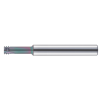 Gewindefräser kurz 4TSA024075S06M3 mit G-TAC Beschichtung 2,4mm Durchmesser
