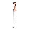 VHM Eckradiusfräser 2KNR040010060 mit TISIN Beschichtung 4mm Durchmesser 60mm Länge