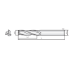 Schaftfräser für das Hochglanzschlichten 3AHF060170S06 6mm Durchmesser 60mm Länge