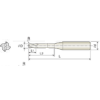 VHM Eckradiusfräser 4WCR060015060 mit TISIN Beschichtung 6mm Durchmesser 60mm Länge