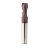 VHM Eckradiusfräser 2WCR080015065 mit TISIN Beschichtung 8mm Durchmesser 65mm Länge