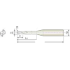 VHM Eckradiusfräser 2WCR080015065 mit TISIN Beschichtung 8mm Durchmesser 65mm Länge