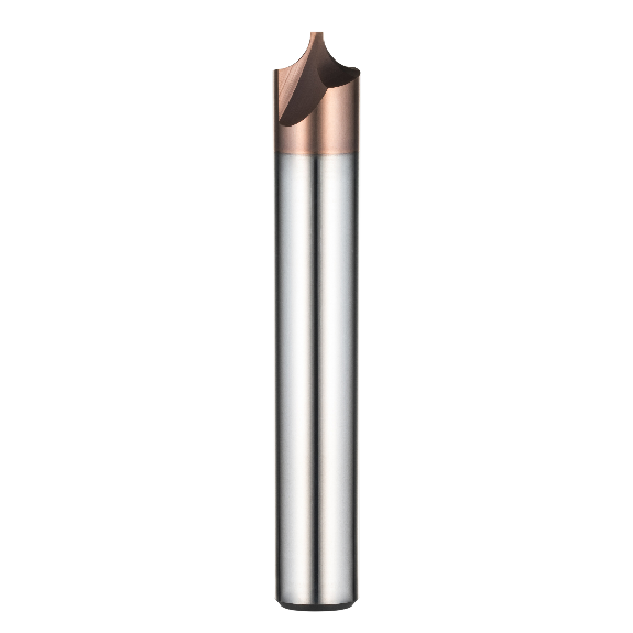 Fraise quart de cercle en carbure monobloc 2DRC039060S16 avec revêtement TISIN diamètre 3,9 mm longueur 85 mm-Leggi tutto