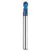 Radiusfräser 2BCB030080S06 mit TISIN Beschichtung 3mm Durchmesser 80mm Länge