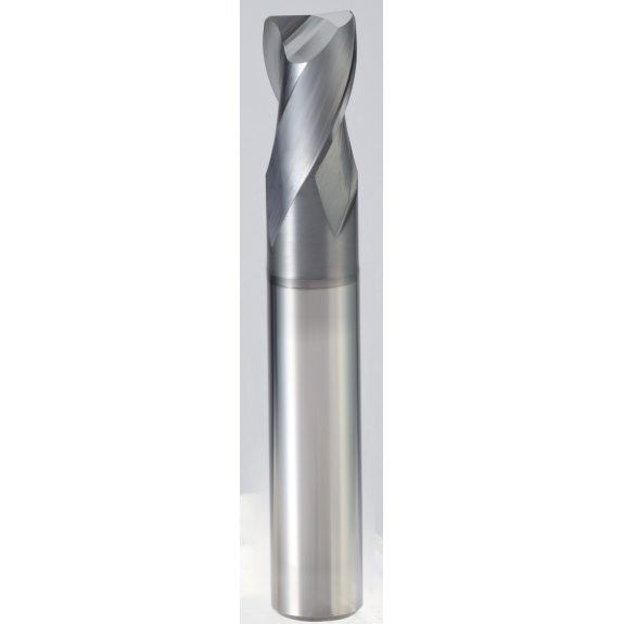 Fraise à rayon d'angle en carbure monobloc avec revêtement G-TAC 2LCR040010160 avec revêtement G-TAC de 4 mm de diamètre-Leggi tutto