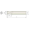 VHM Schaftfräser scharfkant 4BCE025080S04 mit TISIN-S Beschichtung 2,5mm Durchmesser