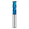 VHM Schaftfräser scharfkant 4BCE025080S04 mit TISIN-S Beschichtung 2,5mm Durchmesser