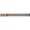 VHM Eckradiusfräser lang 4HCR010002S06 mit TISIN Beschichtung 1mm Durchmesser