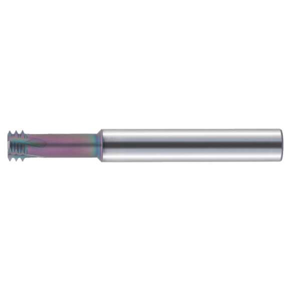 Gewindefräser kurz 4TSS024075S06M3 mit TISIN-R Beschichtung 2,4mm Durchmesser-Beschreibung lesen