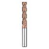 VHM Schaftfräser lang 4KLE040200S06 mit TISIN Beschichtung 4mm Durchmesser