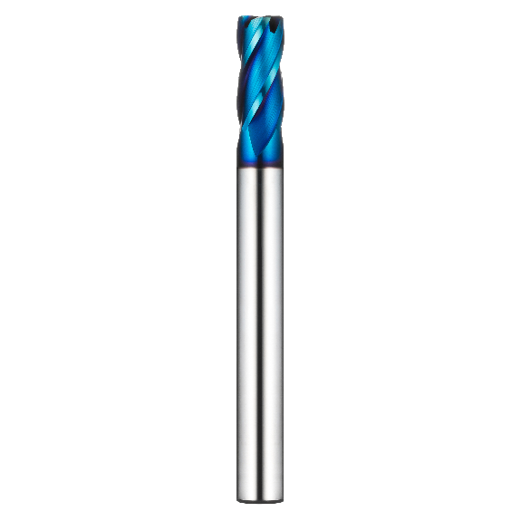 VHM Torusfräser 4BNR080020100 mit TISIN-S Beschichtung 8mm Durchmesser 100mm Länge-Beschreibung lesen