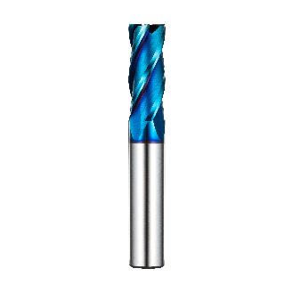 VHM Fräser für Heavy Cuts 4ECE025120S06 mit BLUE Beschichtung 2,5mm Durchmesser-Beschreibung lesen