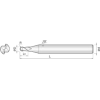 VHM Kugelfräser High Speed, kurz 2SSB020020S04 mit TISIN Beschichtung 2mm Durchmesser